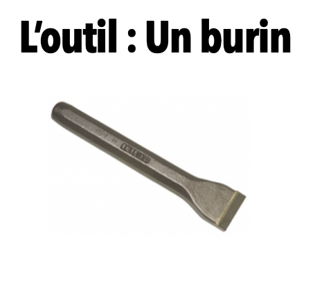 L'outil le burin